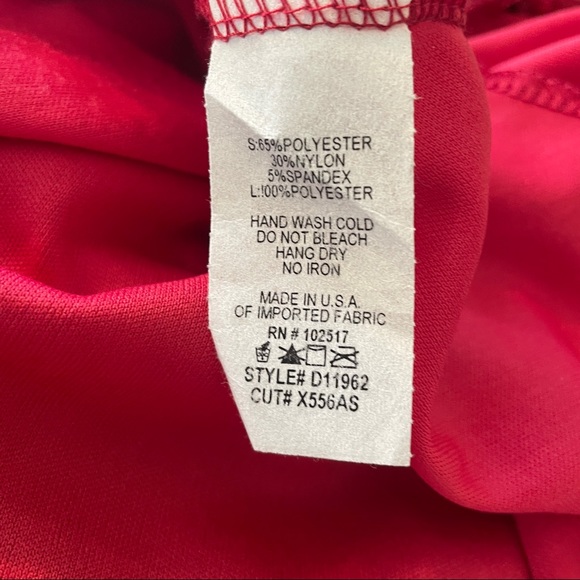 Soprano Lace Dress sz Small Red EUC - Picture 6 of 6